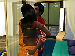 Indian step Mother Helping To Make Sex