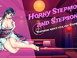 Horny Stepmom and Stepson 6 min